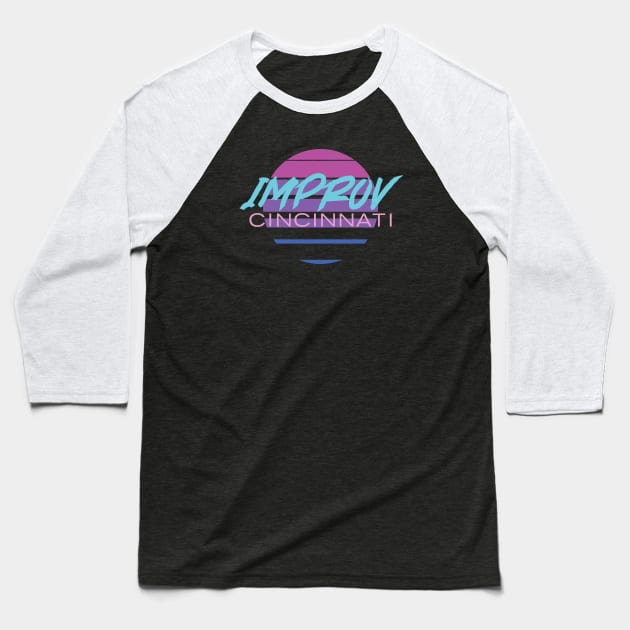 Improv Cincinnati -- Summer Logo Baseball T-Shirt by Improv Cincinnati